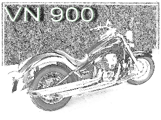 Kawasaki vn 900 sitzbank