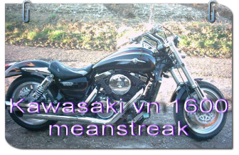 Kawasaki vn 1600 meanstreak sitzbank