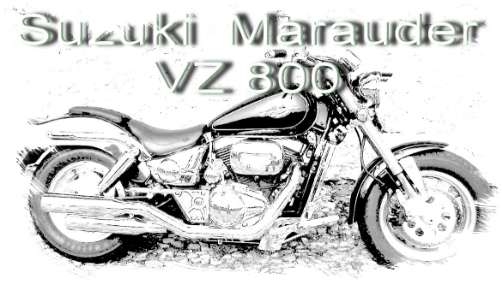 Suzuki Marauder VZ 800 sitzbank