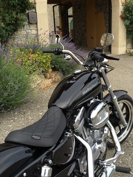 Sportster Forty-Eight 48 Sitzbank-Bezug Matt für Harley Softail Custom 