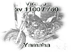 yamaha xv 750,1100 seats